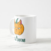 ホカスパウカスハロウィンパンプキンジンジャー猫魔法 コーヒーマグカップ (正面左)