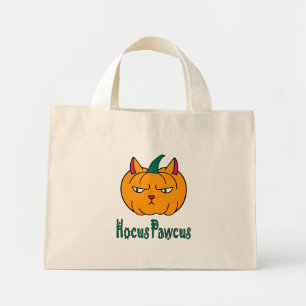 ホカスパウカスハロウィンパンプキンジンジャー猫魔法 ミニトートバッグ
