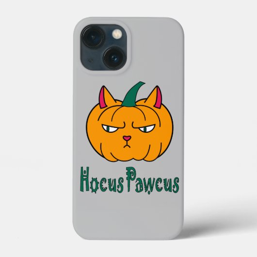 ホカスパウカスハロウィンパンプキンジンジャー猫魔法 Case-Mate iPhoneケース (裏面)