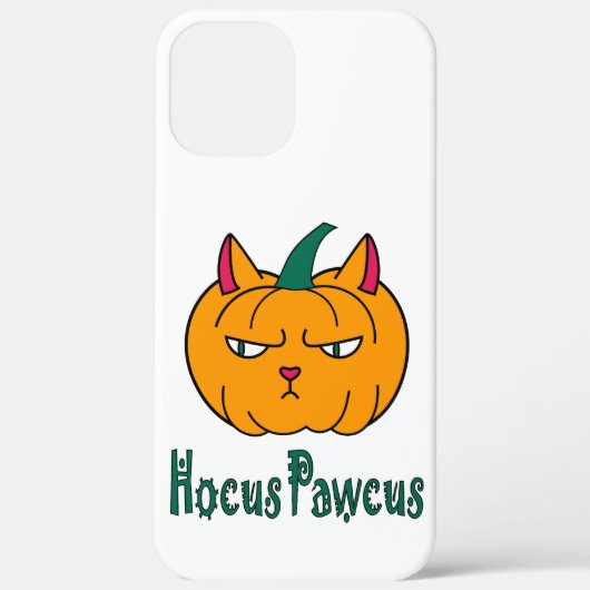 ホカスパウカスハロウィンパンプキンジンジャー猫魔法 Case-Mate iPhoneケース (裏面)