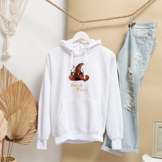 ホカスポカスウィッチハットハロウィン不気味 パーカ