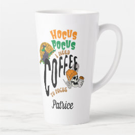 ホカスポカスコーヒータイムハロウィーン骨格ウィッチ カフェラテマグ