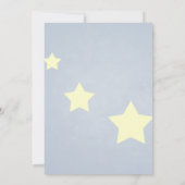 ホカスポカスサプライズベビー冬雪だるま妊娠 招待状 (裏面)