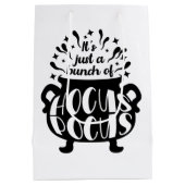 ホカスポカスハロウィンギフトの束 ミディアムペーパーバッグ (裏面)