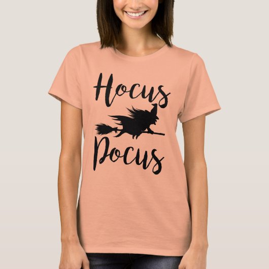 ホカスポカスハロウィーン怖い魔女 Tシャツ (正面)