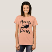 ホカスポカスハロウィーン怖い魔女 Tシャツ (正面フル)