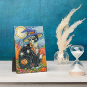 ホカスポカスブラックキャットウィッチ&マウスハロウィーン フォトプラーク (側面)