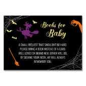 ホカスポカスベビーシャワーブックベビーカード テーブルナンバー (正面)