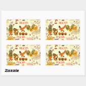 ホカスポカスワンダリングウィッチレイヴンバルーンジャック 長方形シール (シート)