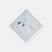 ホカスポカス魔法雪だるまウィンタージェンダーリビール スタンダードカクテルナプキン (角)