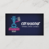 ホカネオン徴候 | レンガの壁と煙 名刺 (正面)