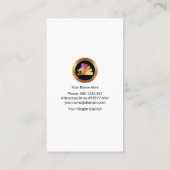 ホカラフルー絵画ム·ストライプ絵画ズ·ペインター 名刺 (裏面)