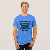 ホキおもしろいー・ポーキー中毒 トライブレンドＴシャツ (正面全面)