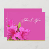 ホキの花感謝していがピンク ポストカード (正面/裏面)