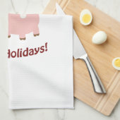 ホギーの休日！ キッチンタオル (四つ折り)