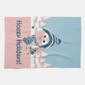 ホギーの休日！冬の豚 キッチンタオル (横)