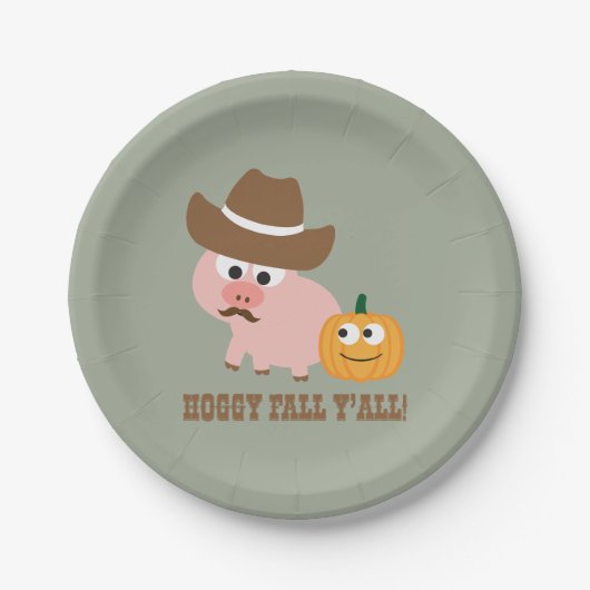 ホギー秋オール ペーパープレート (正面)