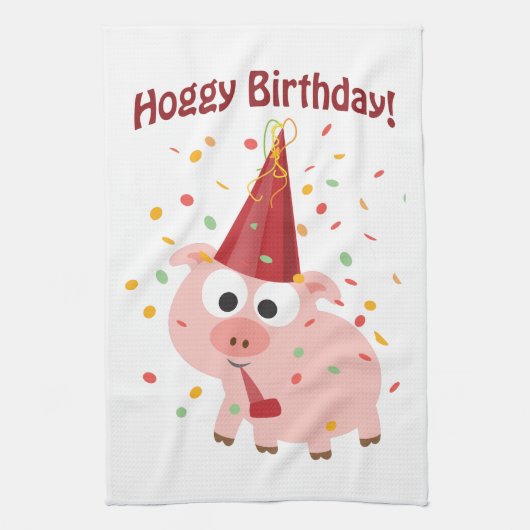 ホギー誕生日! キッチンタオル (縦)