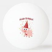 ホギー誕生日! 卓球ボール (裏面)