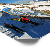 ホクグルグオバーガルグルティロストリアアルプスオーストリア ポスター (角)