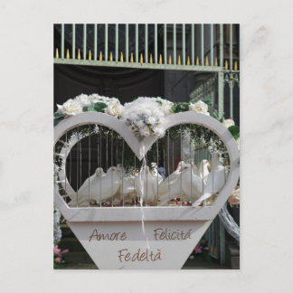 ホクツェイツタウベンワルテンアウフダスブラウトパール ポストカード