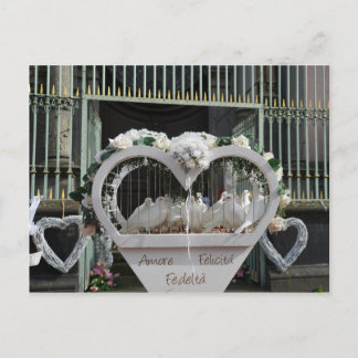 ホクツェイツタウベンワルテンアウフダスブラウトパール ポストカード