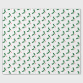 ホクラシックリデークエレガントリスマスホワイト ラッピングペーパー (フラット)