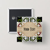 ホクロマエキゾティック 缶バッジ (正面&裏面)