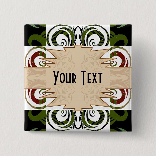 ホクロマエキゾティック 缶バッジ (正面)