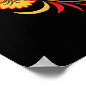 ホクロマホクロロシアのマフォークアートポスター ポスター (角)