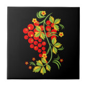 ホクロマ模様 タイル (正面)