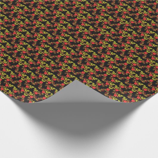 ホクロロシアのマベリー伝統的スタイル ラッピングペーパー (角)