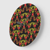 ホクロロシアのマベリー伝統的スタイル ラージ壁時計 (傾斜)