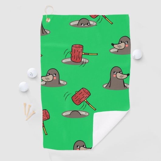 ホクロ模様 ゴルフタオル (インサイチュ)