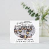 ホクロ脳震盪 ポストカード (スタンド正面)