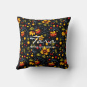 ホクロ鮮やかマインスパイアフローラ クッション (裏面)