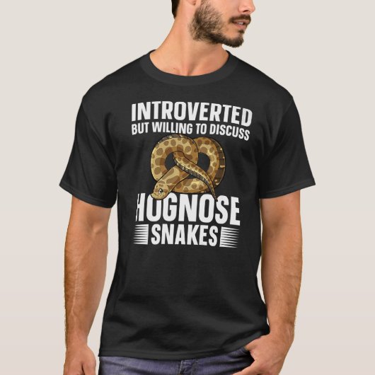ホグおもしろいノスススネークウエスタンホグノスススネーク恋人Pr Tシャツ (正面)