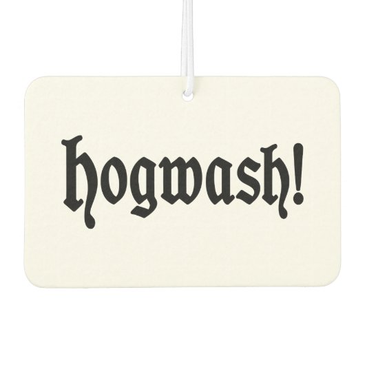 ホグウォッシュ! カーエアーフレッシュナー (正面)