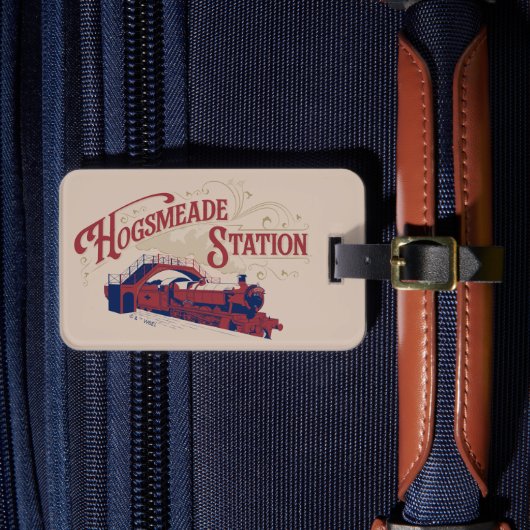 ホグスミード駅 ヴィンテージ グラフィック ラゲッジタグ (正面インサイチュ4)