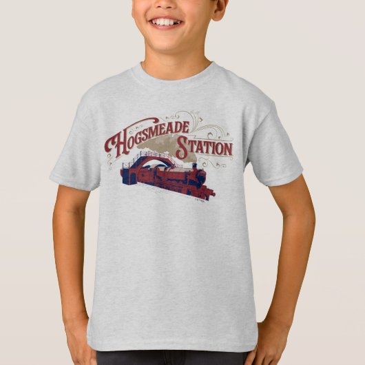ホグズミード駅ヴィンテージ グラフィック Tシャツ (正面)