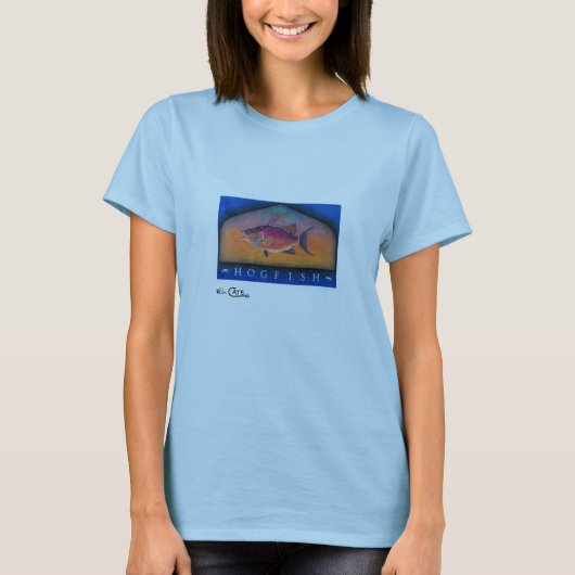 ホグフィッシュ女性の軽い衣装 Tシャツ (正面)