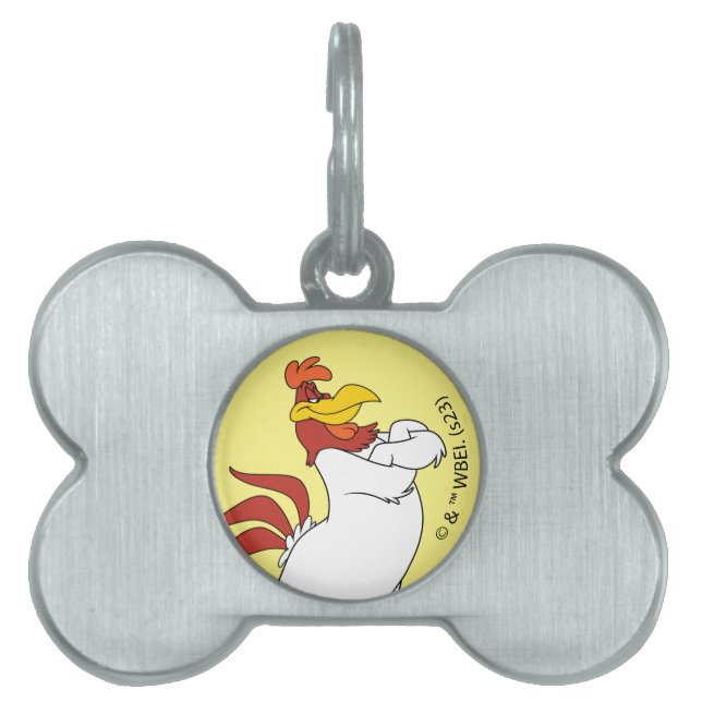 ホグホルン両腕を交差 ペットネームタグ (正面)