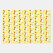 ホグホルン両腕を交差 ラッピングペーパーシート (正面3)