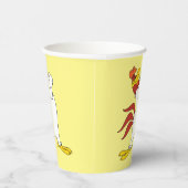 ホグホルン両腕を交差 紙コップ (右)