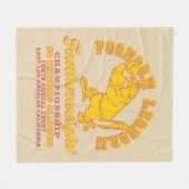 ホグホンレグホンフェザーウェイト選手権 フリースブランケット (正面(横))