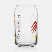 ホグホンレグホーン |いたずら目 ガラス缶 (左)