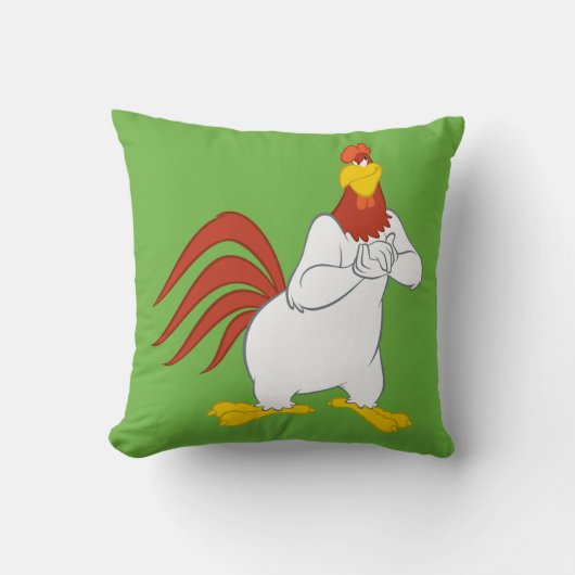 ホグホンレグホーン |いたずら目 クッション (正面)