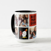 ホグホンレグホーン |マ最高のマフォトコラージュ マグカップ (正面左)