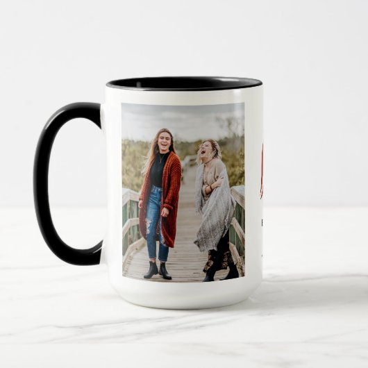 ホグホンレグホーン |友だち最高のの写真 マグカップ (左)