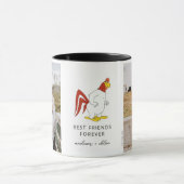 ホグホンレグホーン |友だち最高のの写真 マグカップ (中央)